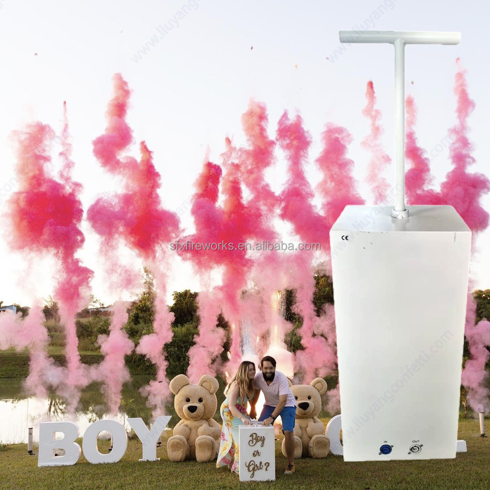 Confetti Cannon Tube - Lanzador de Humo Eléctrico para Revelación