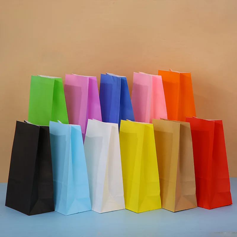Event Party Shop - Bolsas de papel Kraft coloridas, bolsa