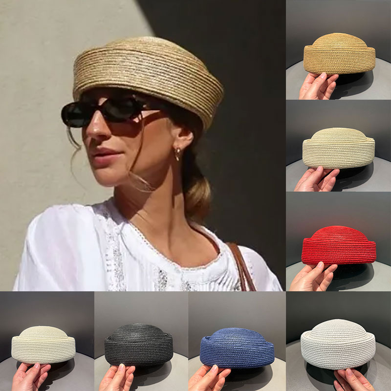 Paper Straw Color - Nuevo Sombrero de Paja Hecho a