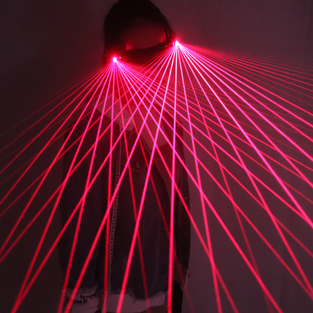 Event Party Dj - Gafas láser rojas, guantes LED de