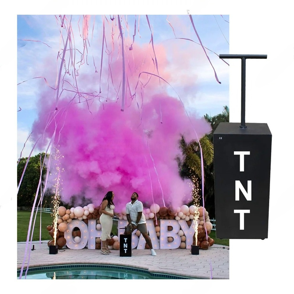 Confetti Cannon Tube - Popular pulverizador electrónico de humo de