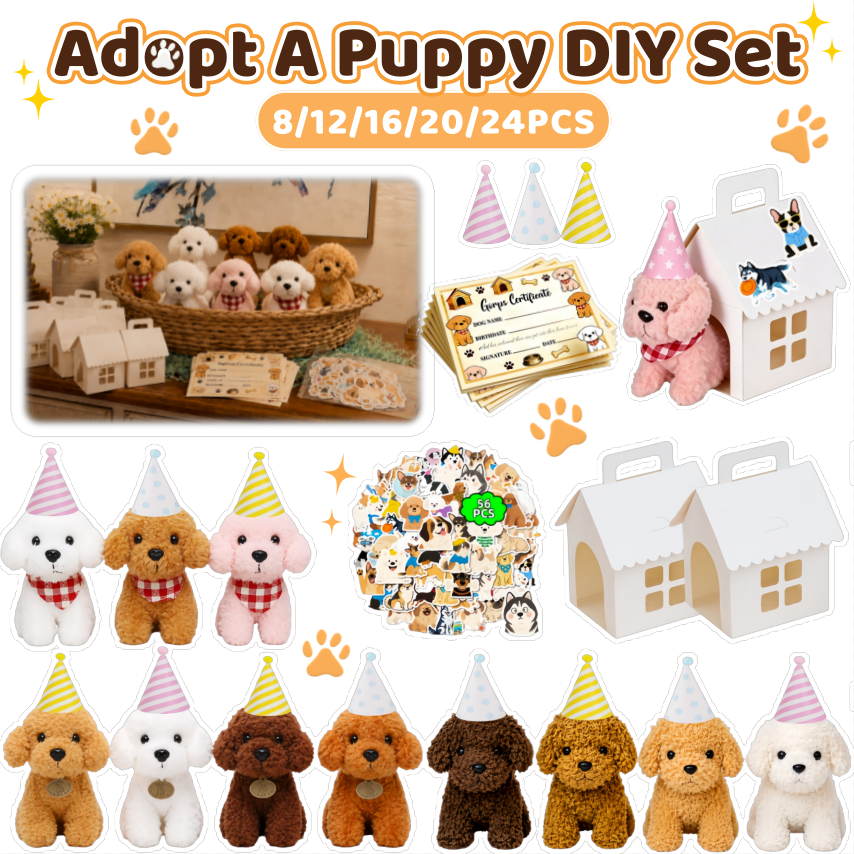 Event Party - 8-24 Sets de Perritos de Peluche