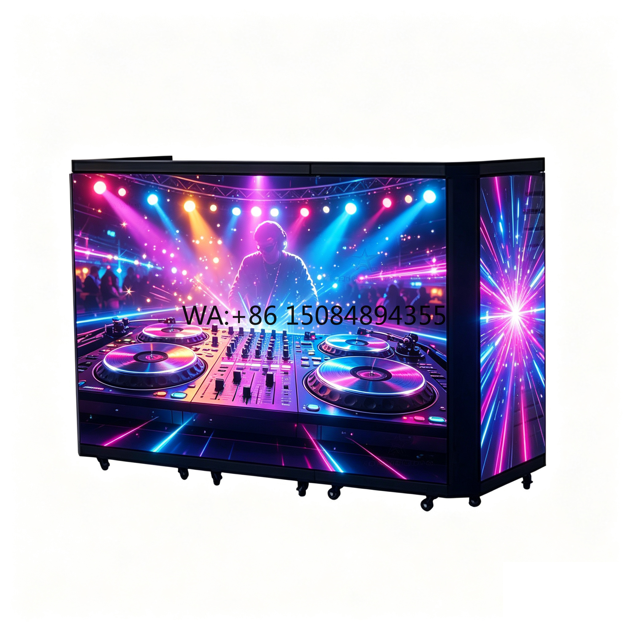 Event Party Dj - Cabina de DJ Plegable Profesional con