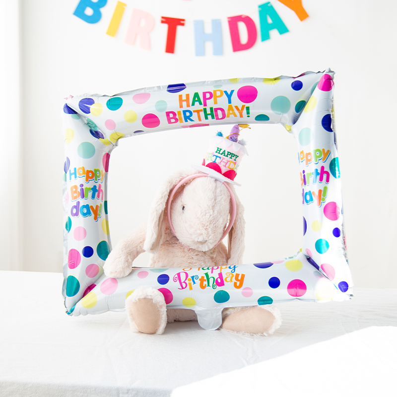 Photo Booth Frame - Globos con marco de fotos, decoración