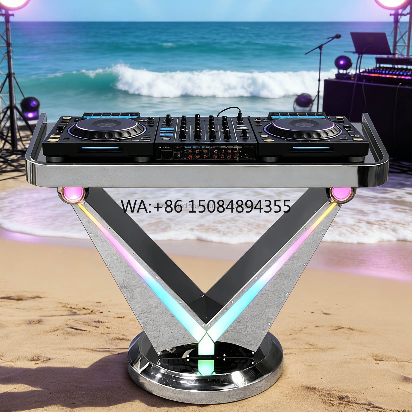 Event Party Dj - Mesa de DJ Móvil LiqVis de