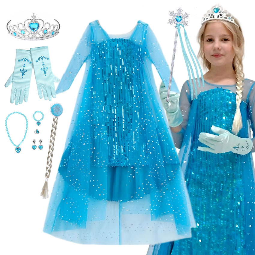 Glitter Tablecloth - Impresionante Vestido Maxi de Princesa para