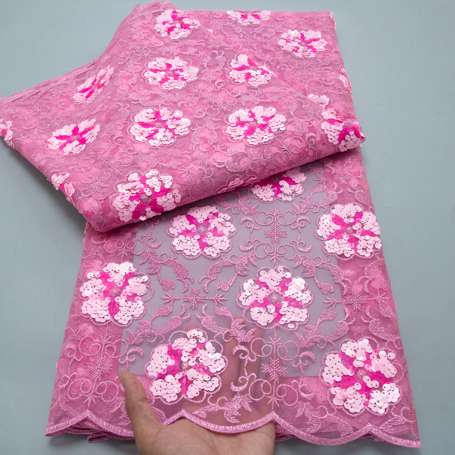 Glitter Tablecloth - Tela de encaje de malla bordada