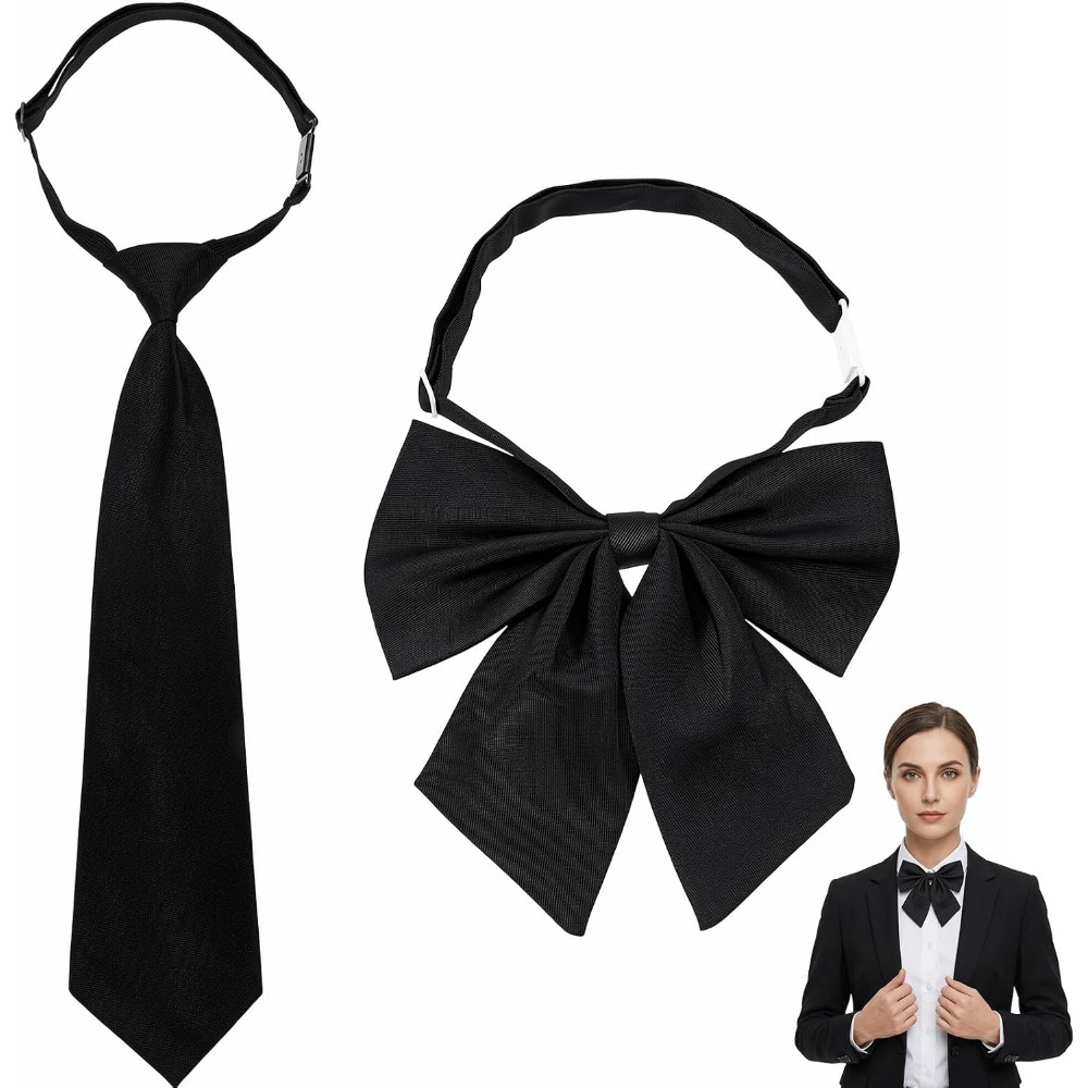 Event & Party Supply Photos - Pajaritas Negras para Mujer, Grandes, Pre-atadas,