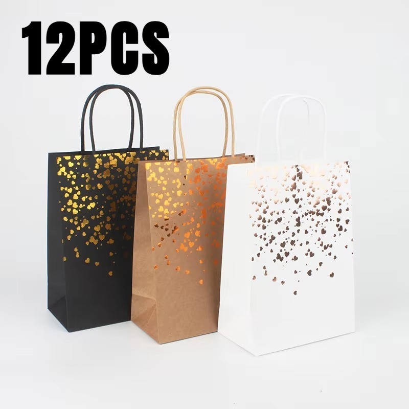 Event Party Shop - 12 Uds. Bolsas de papel Kraft