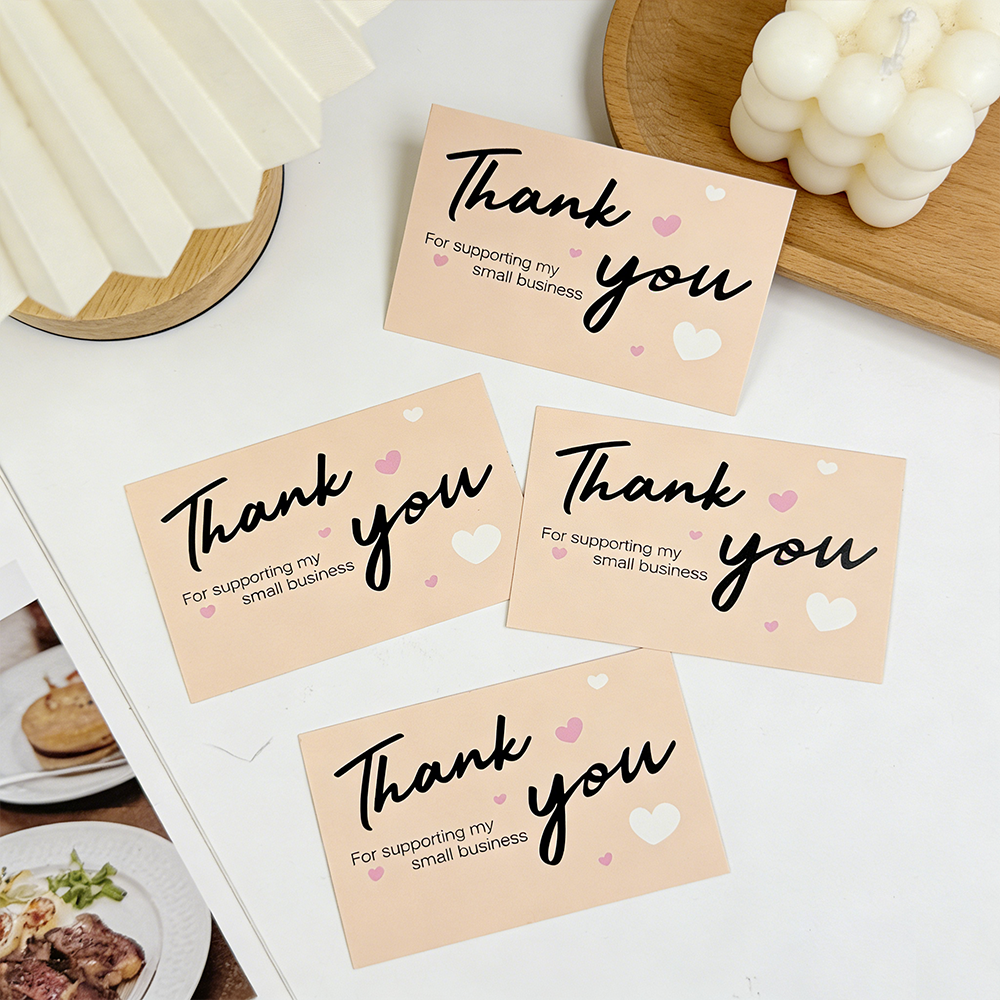 Party Event Supply Store - Tarjetas de agradecimiento de 50/100 piezas
