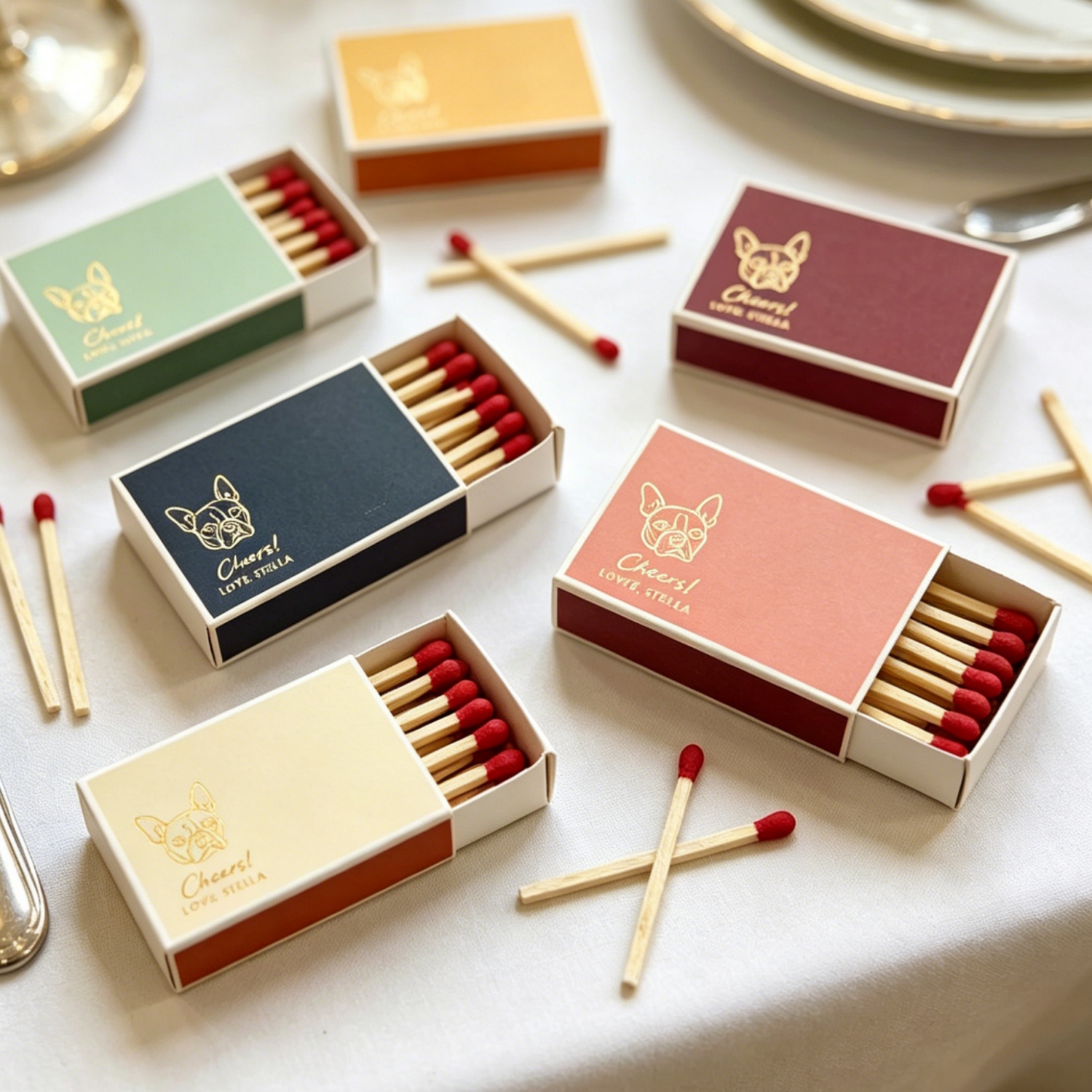 Let'S Party Event Supply - Cajas de Match para Boda con