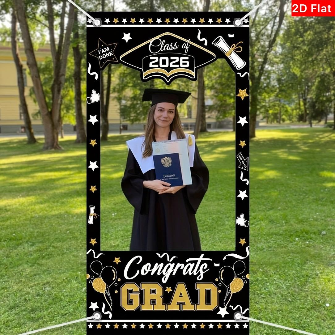 Photo Booth Frame - Banner plano 2D para puerta, 1