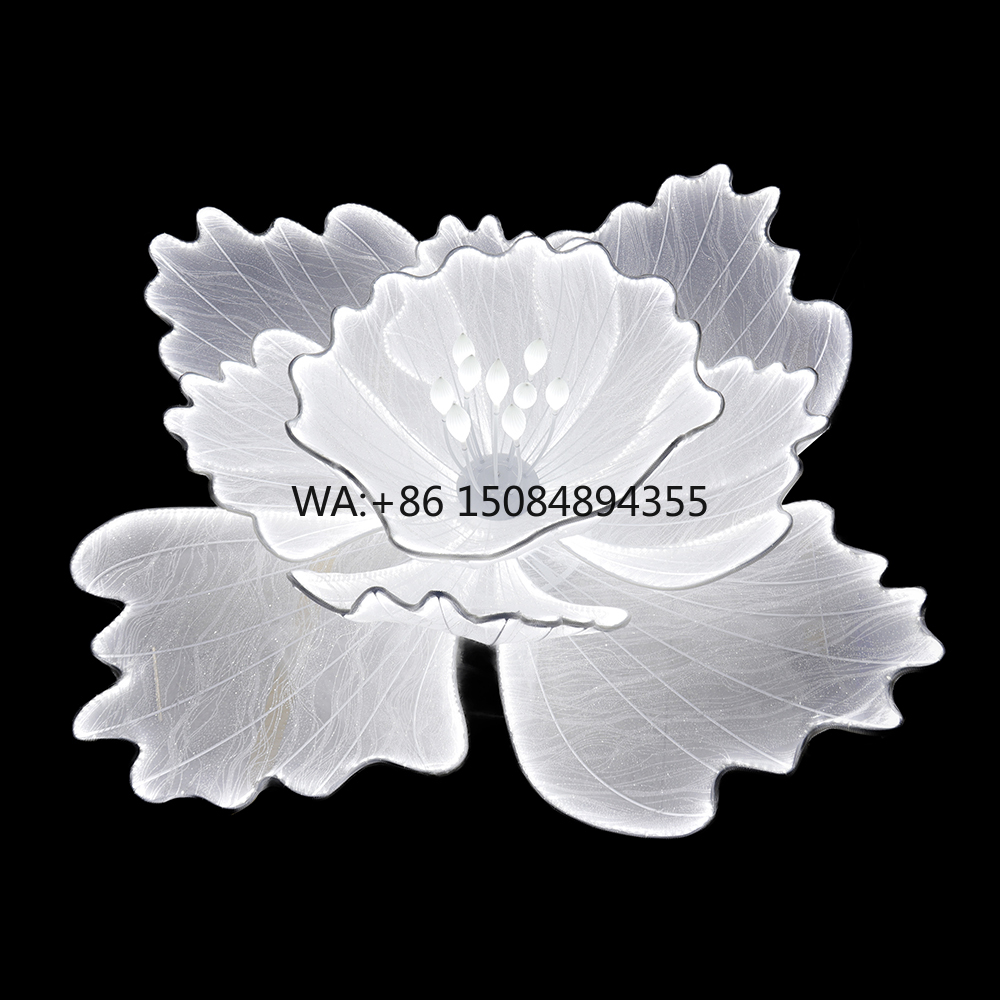 Event & Party Supply - Soporte de Fondo con Flores Blancas
