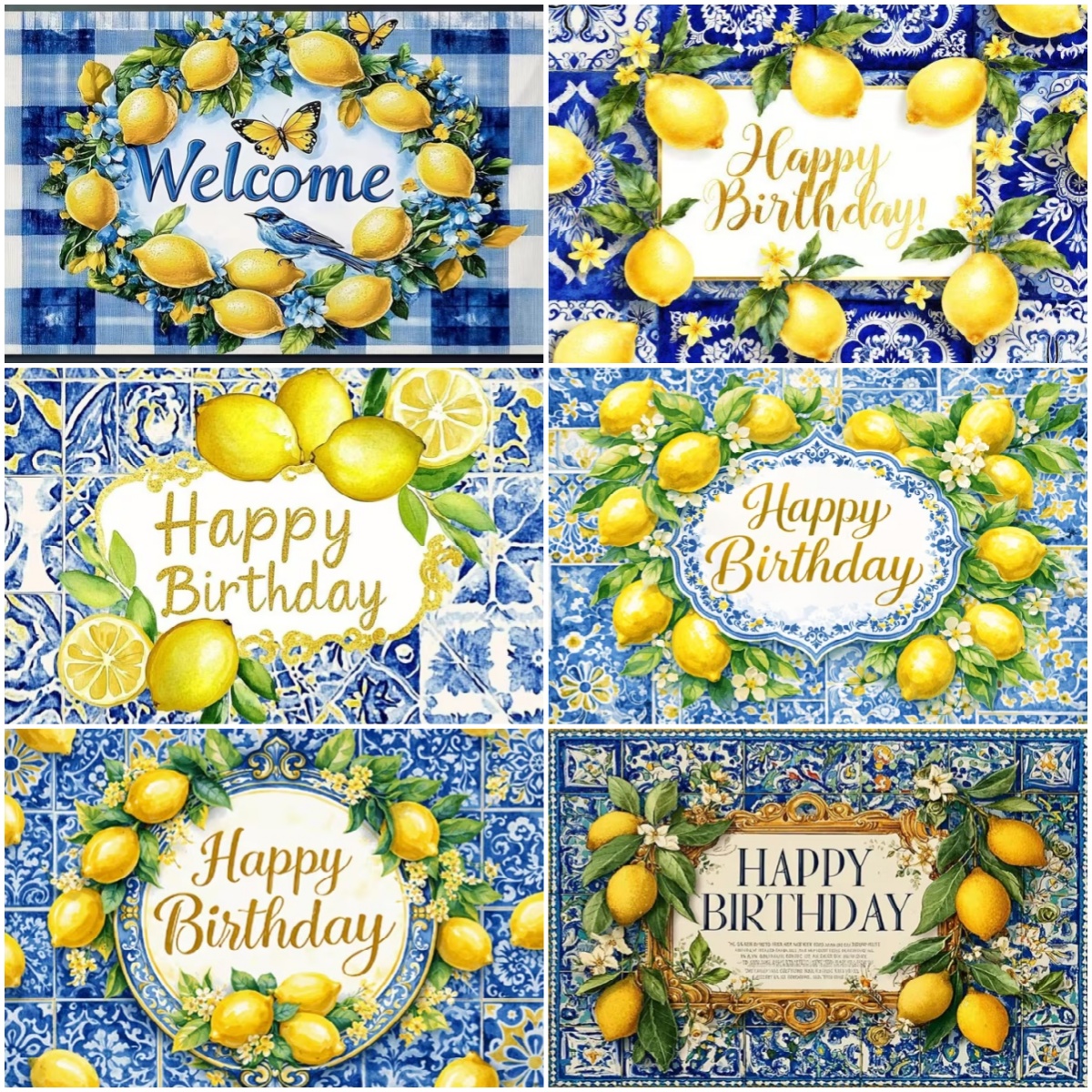 Dessert Table Backdrop - Decoración para Fiesta de Cumpleaños con