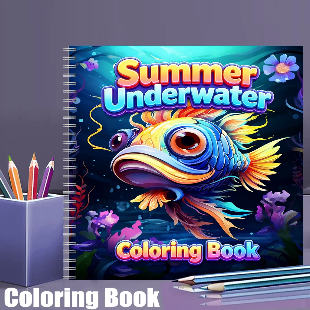 Supply Event - Libro de Colorear Submarino de Verano