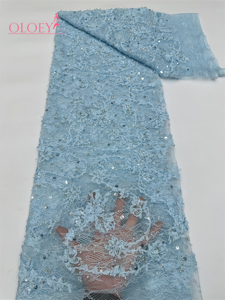 Glitter Tablecloth - OLOEY Elegante Tela de Encaje Africana