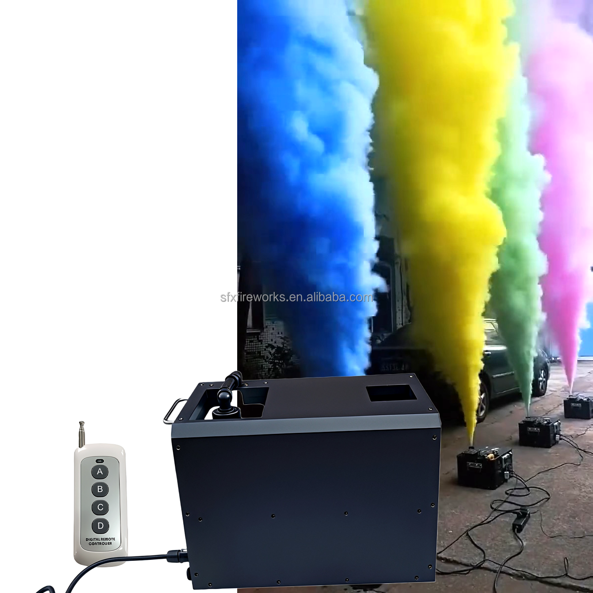 Confetti Cannon Tube - Máquina de Humo de Colores con