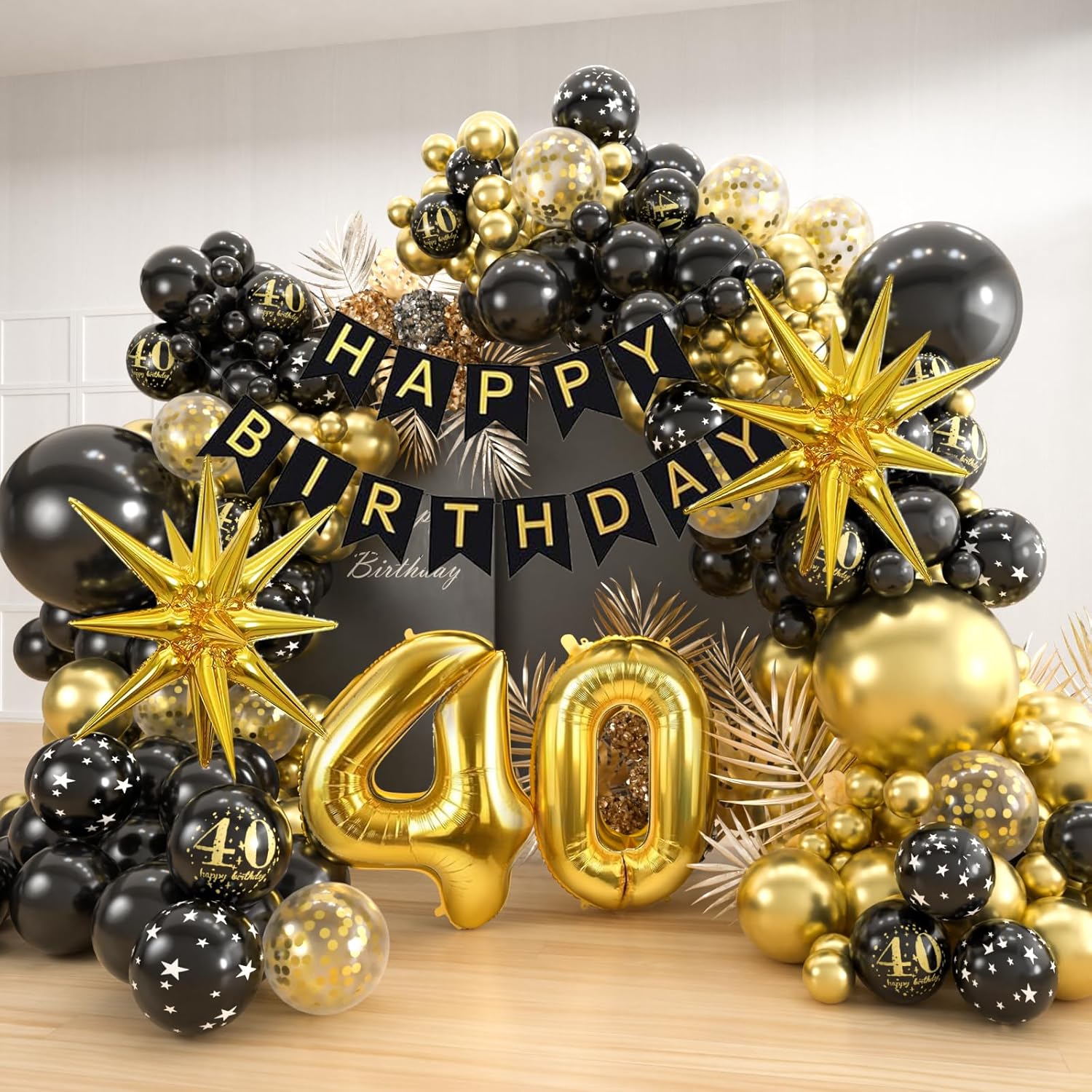 Balloon Arch Kit - Kit de Arco de Globos Negros