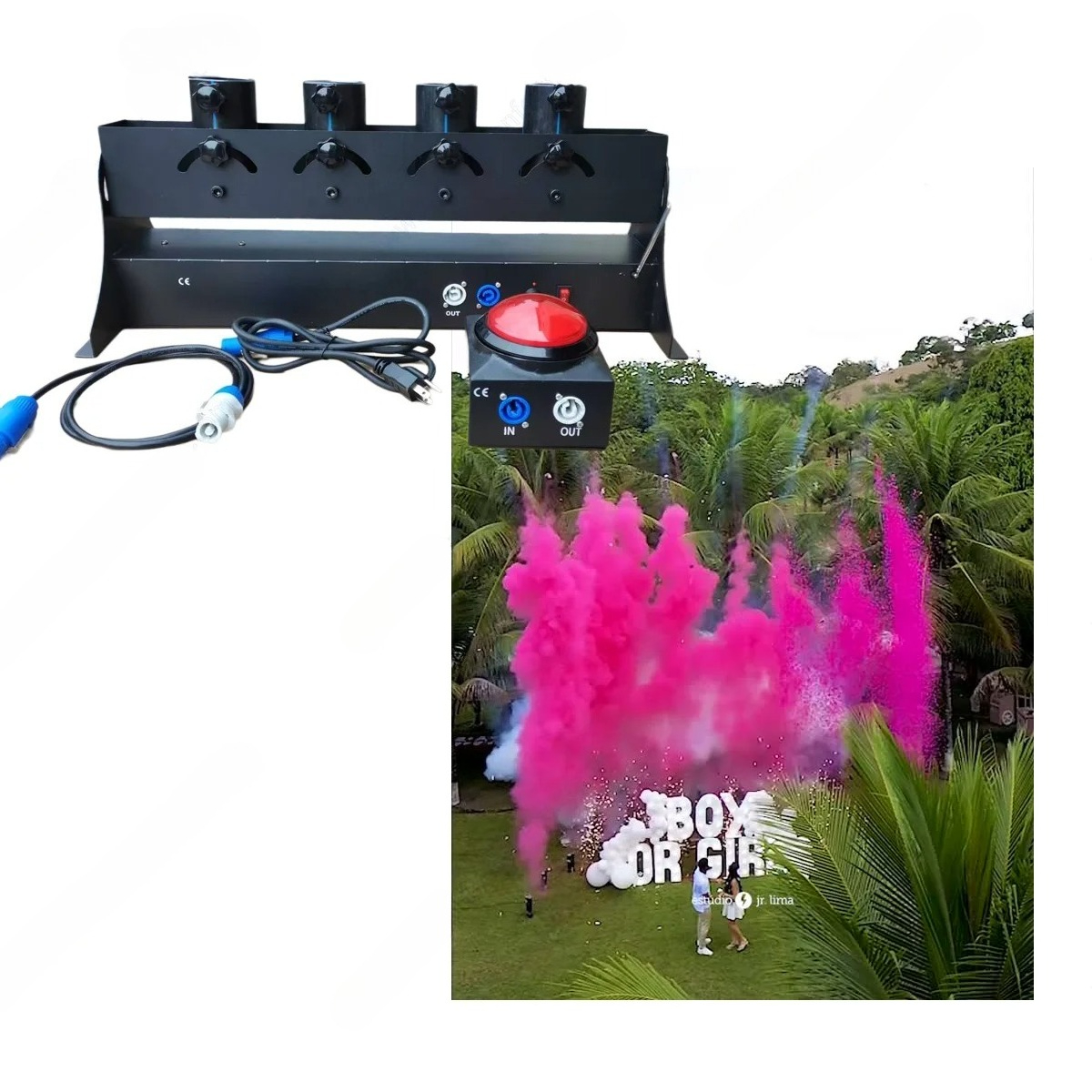 Confetti Cannon Tube - Cañón de Confeti Electrónico TNT para