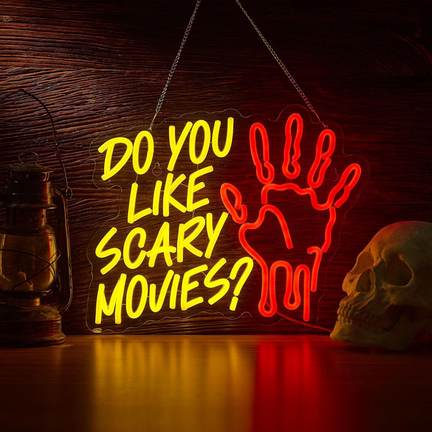 Neon Sign Party - ¿Te Gustan las Películas de Terror?