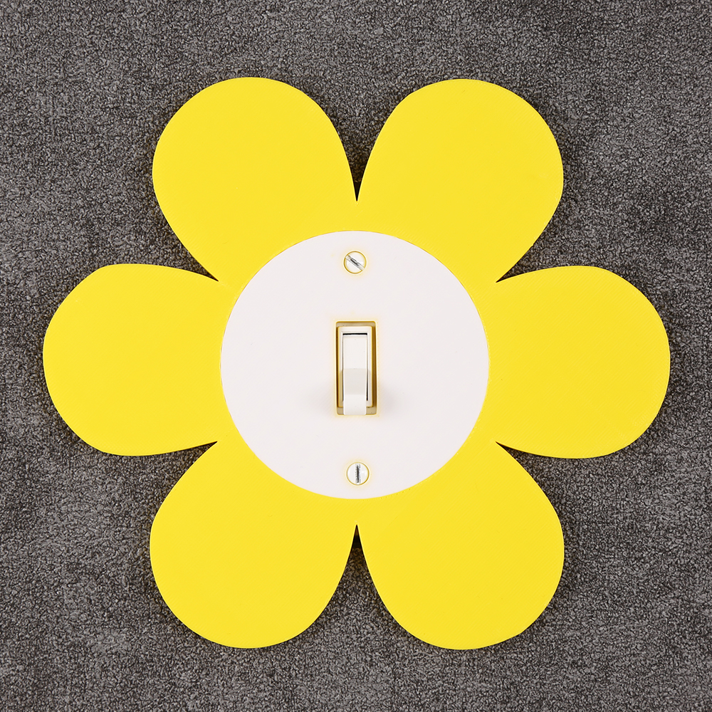 Flower Wall Panel - Marco de panel de interruptores transfronterizo