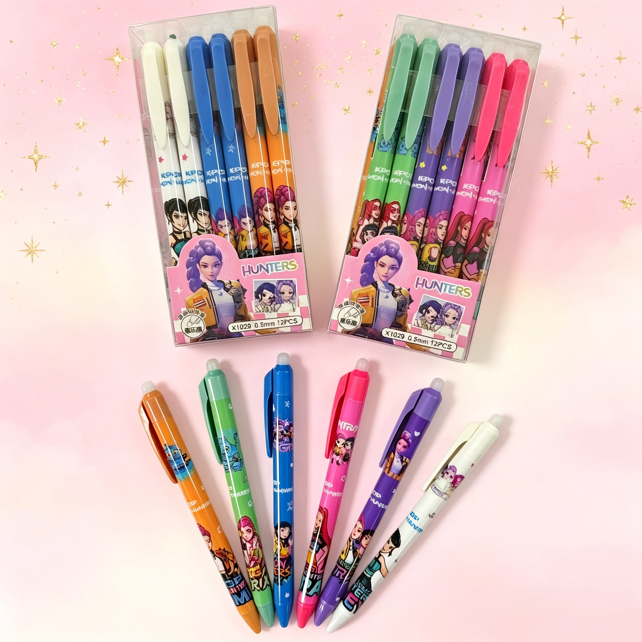 Supply Event - Bolígrafos de Gel Borrables Anime Hunter