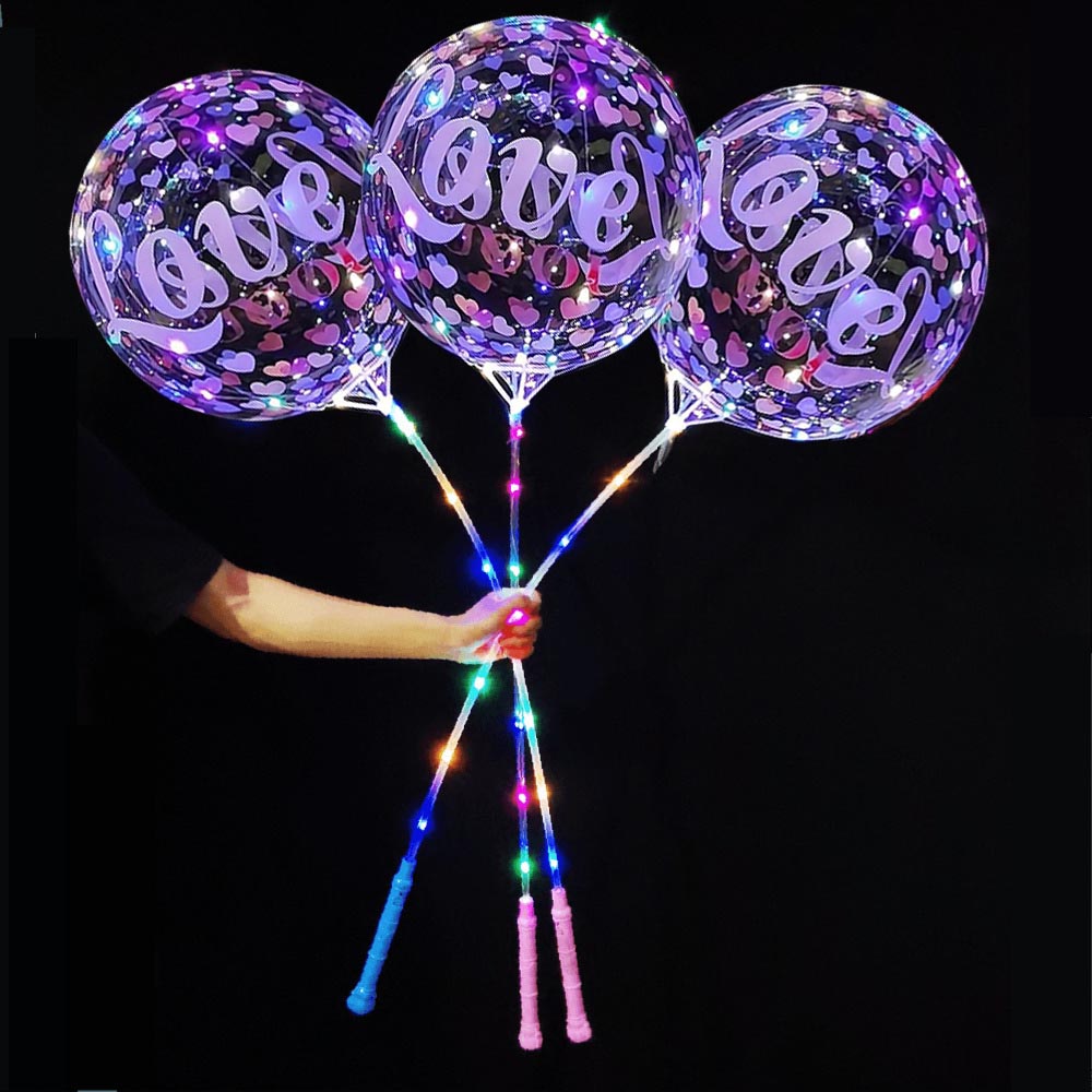 Led Balloon Light - 5/10/20/30 Uds. Globo con letras LED