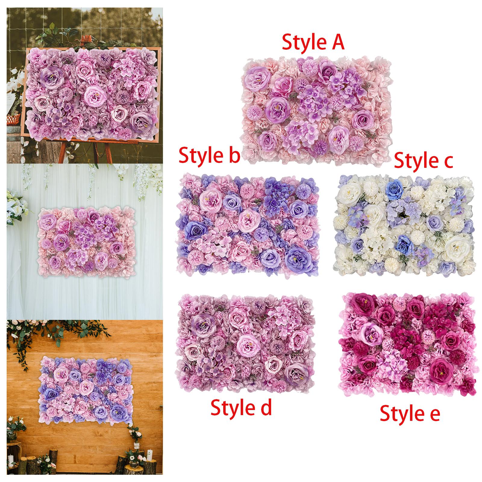 Panel de Flores Artificiales,  - Flower Wall Panel reseña y precio