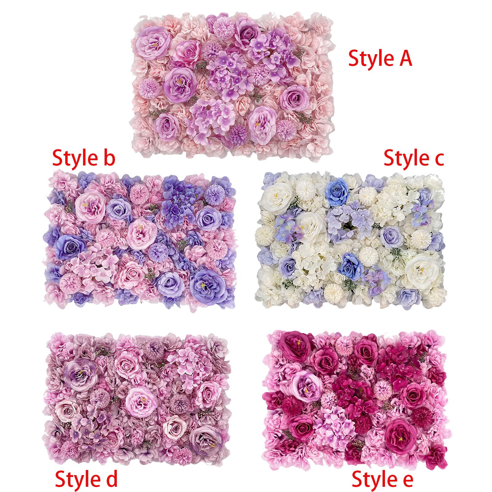 Panel de Flores Artificiales,  - Flower Wall Panel reseña y precio