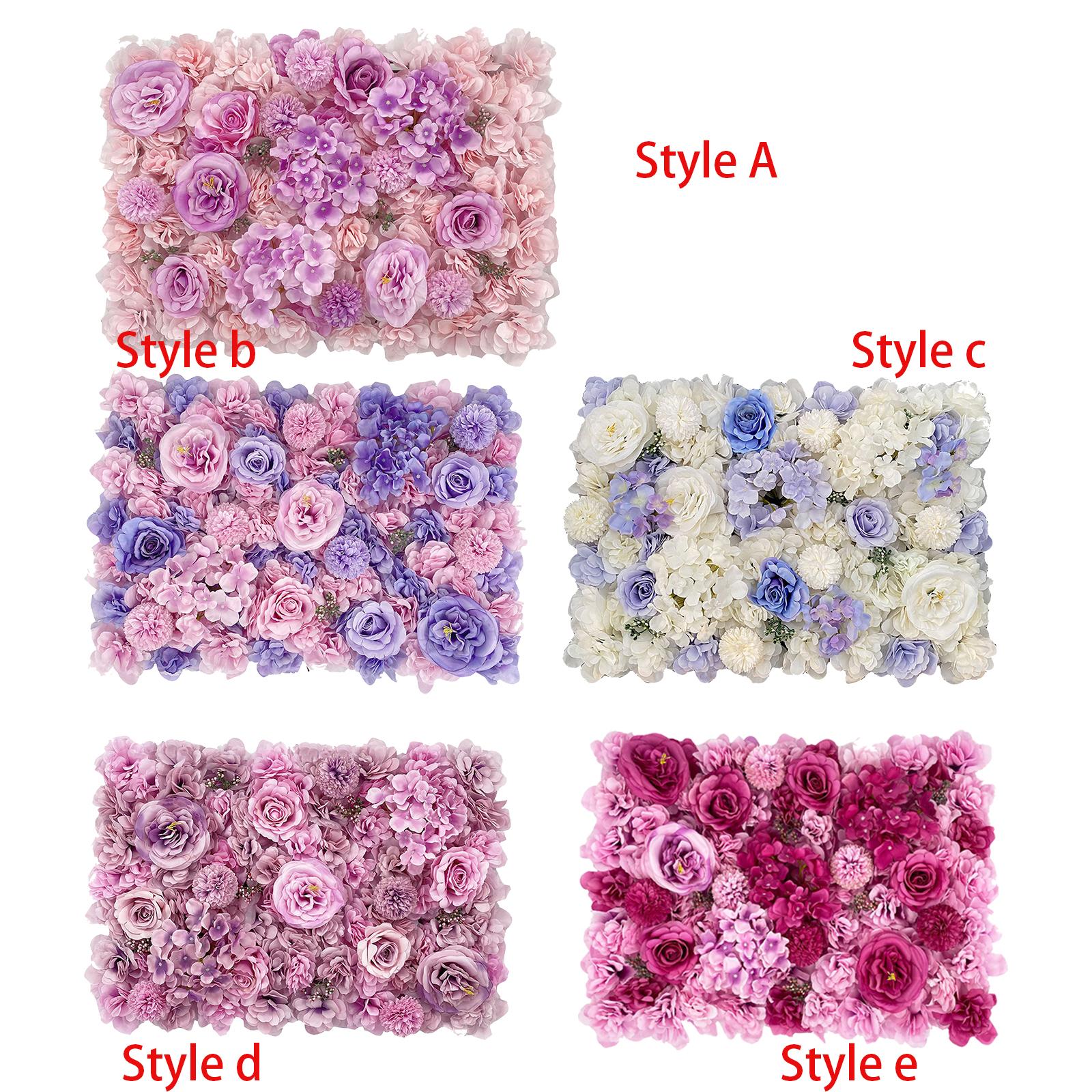 Panel de Flores Artificiales,  - Flower Wall Panel reseña y precio