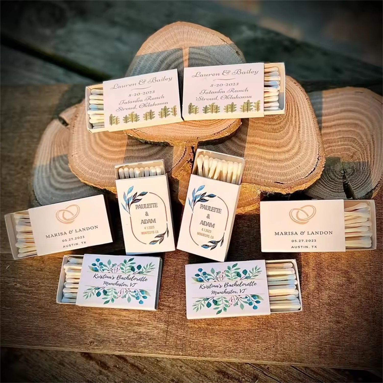 Cajas de Fósforos Personalizad - Let'S Party Event Supply reseña y precio