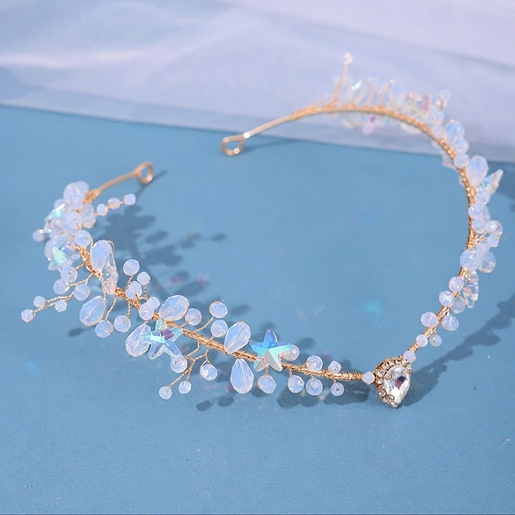 Diadema nupcial triangular de  - Event Party reseña y precio