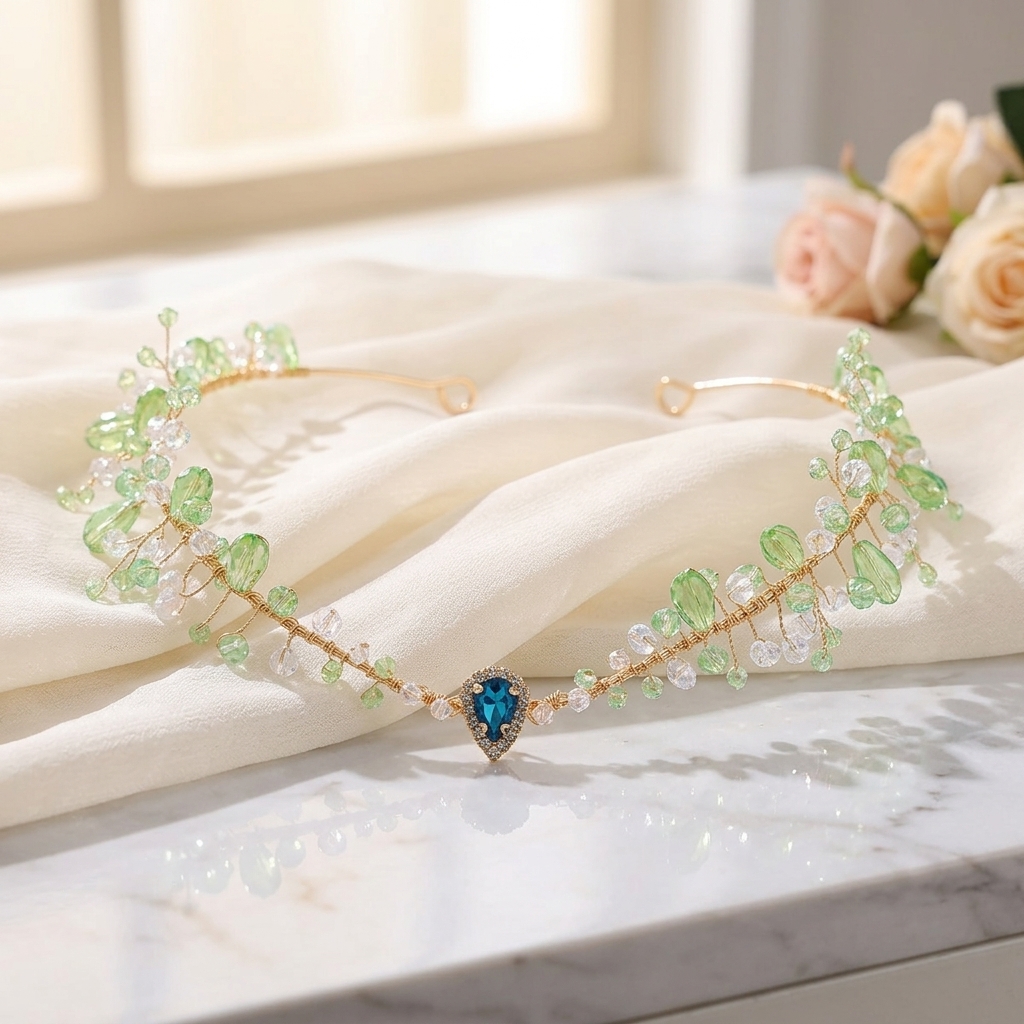 Diadema nupcial triangular de  - Event Party reseña y precio