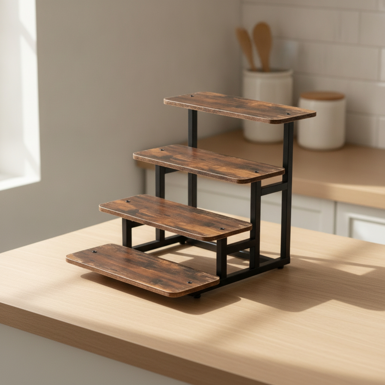 Soporte de exhibición de 4 niv - Cupcake Stand Tier reseña y precio