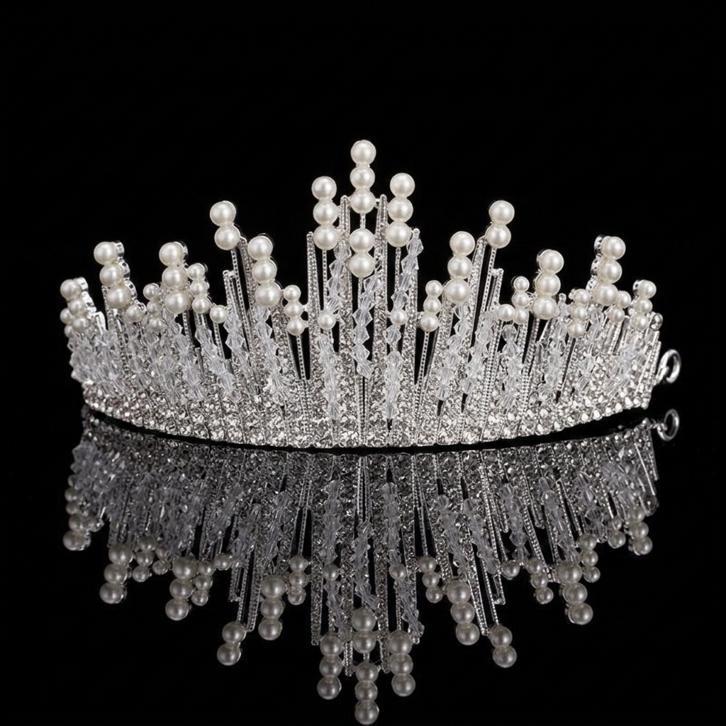 Corona de perlas para novia, d - Event & Party Supply Photos reseña y precio