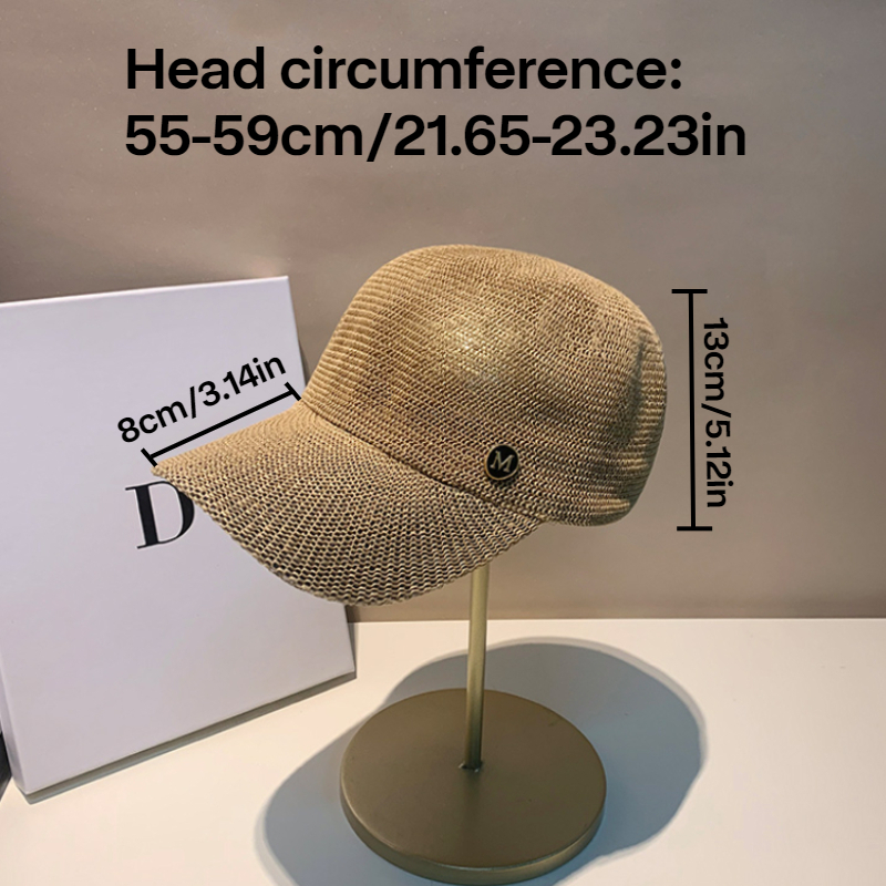 Nuevas gorras de béisbol trans - Paper Straw Color reseña y precio