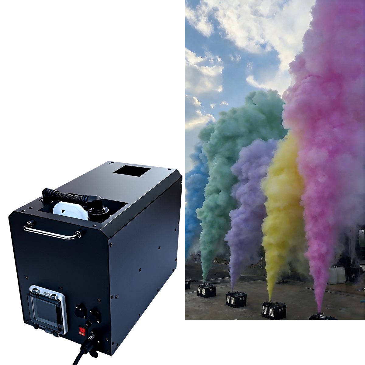Máquina de Humo de Color para  - Event Party Dj reseña y precio