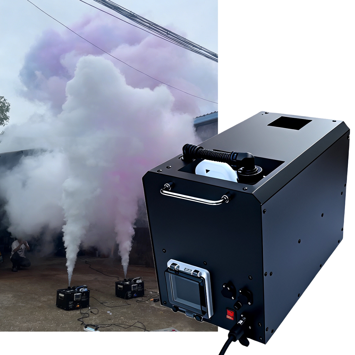 Máquina de Humo de Color para  - Event Party Dj reseña y precio