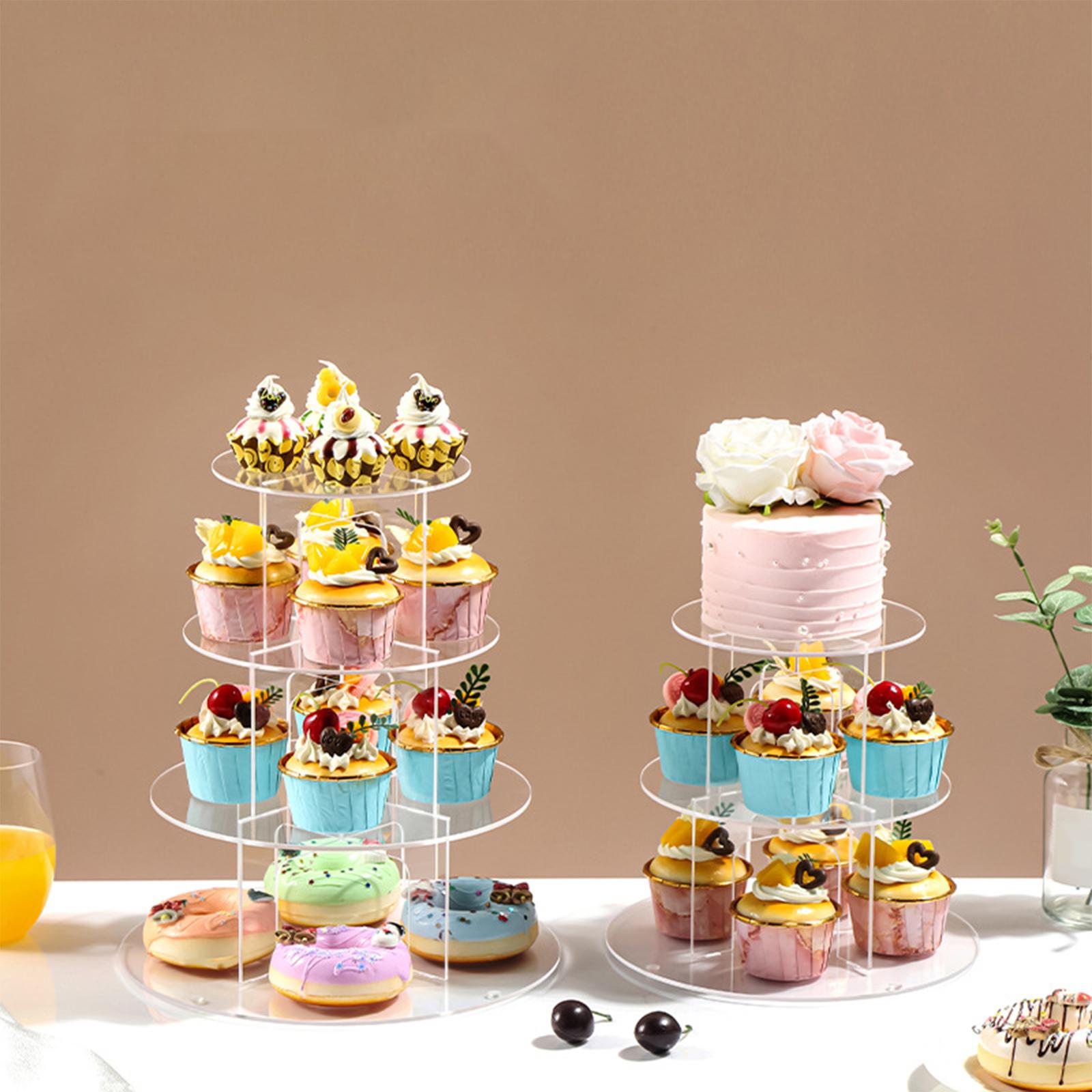 Soporte acrílico para cupcakes - Cupcake Stand Tier reseña y precio