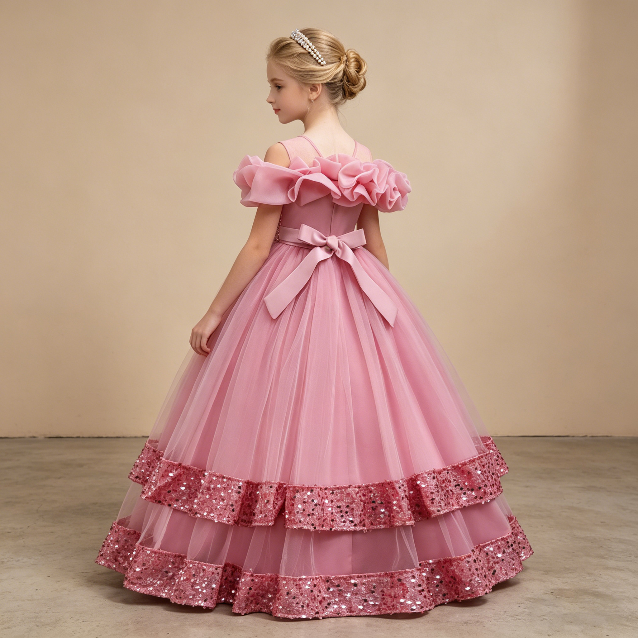 Vestido de Princesa para Niñas - Glitter Tablecloth reseña y precio
