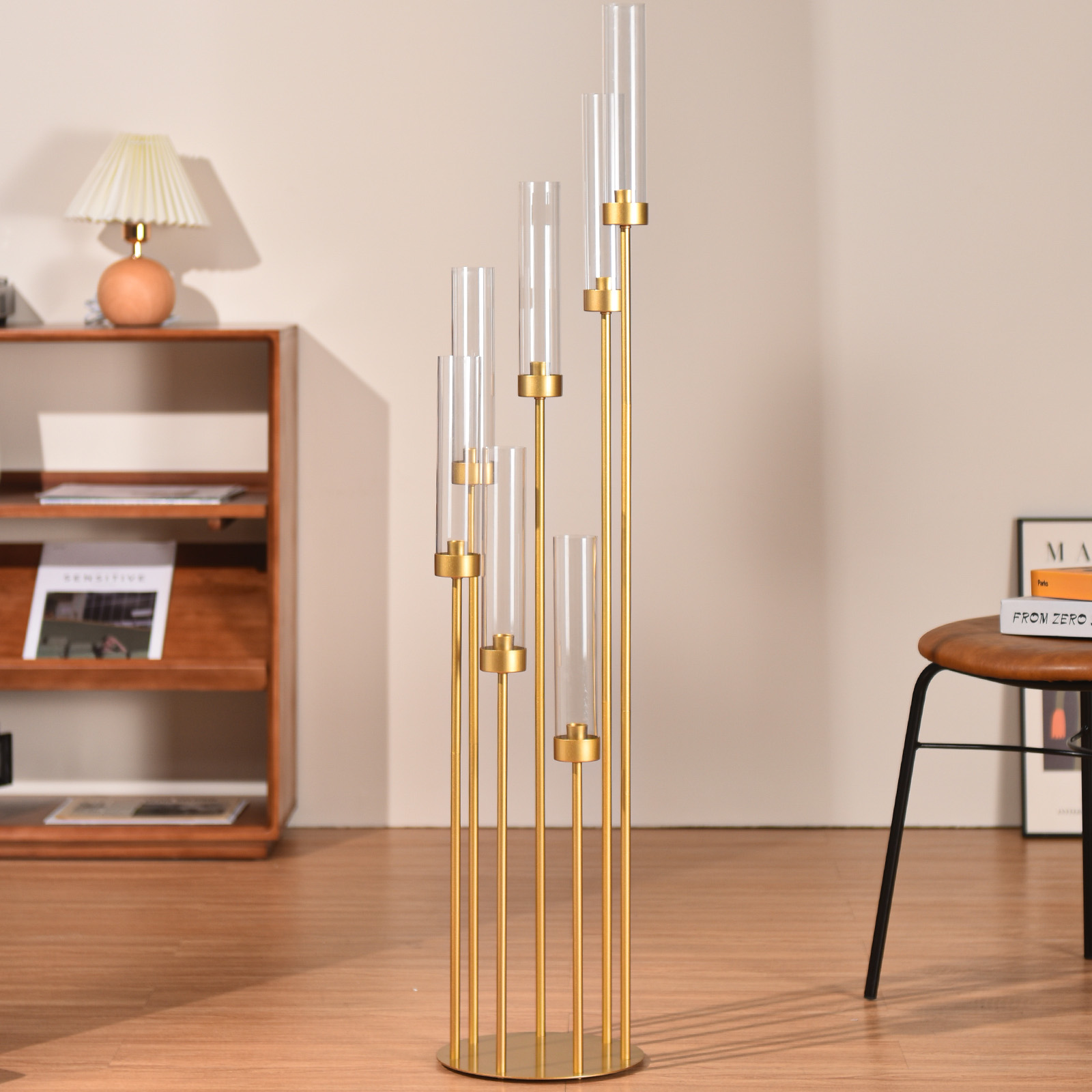 Juego de 4 Candelabros de Piso - Centerpiece Stick reseña y precio