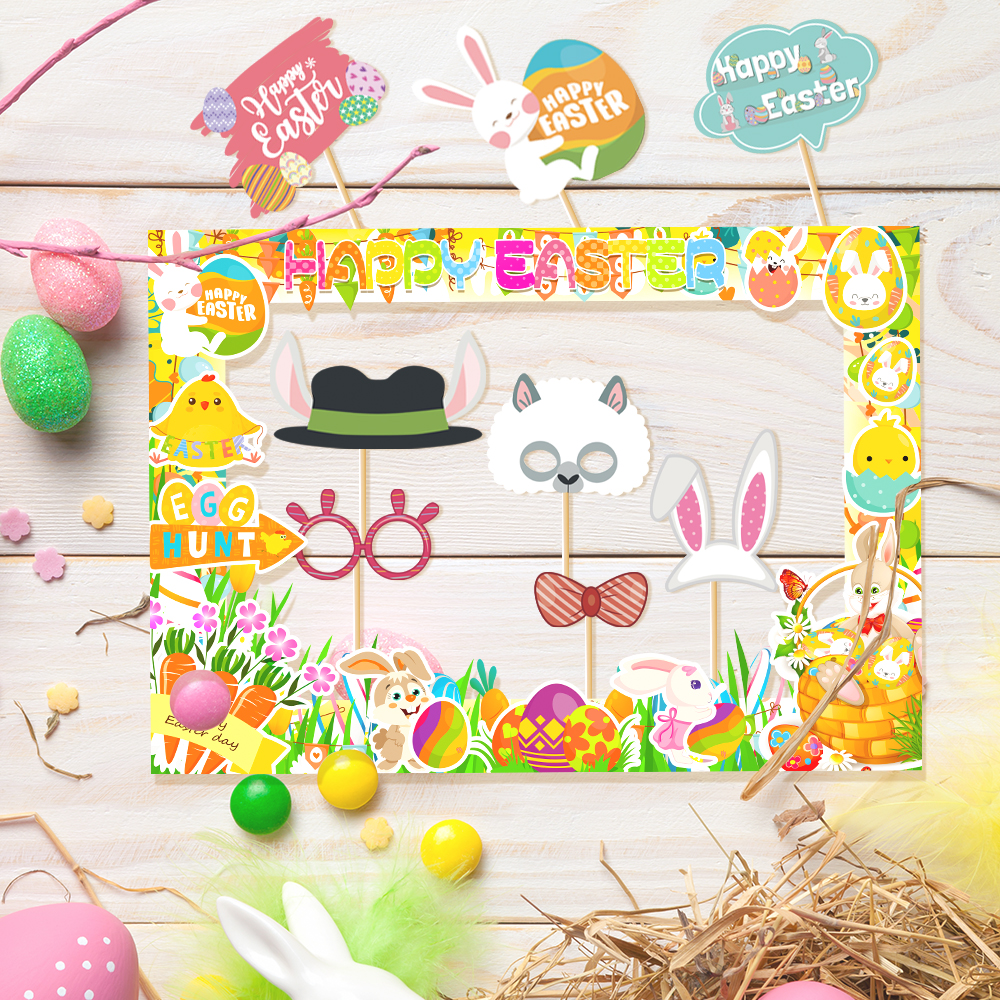1 Juego de accesorios para fot - Photo Booth Frame reseña y precio