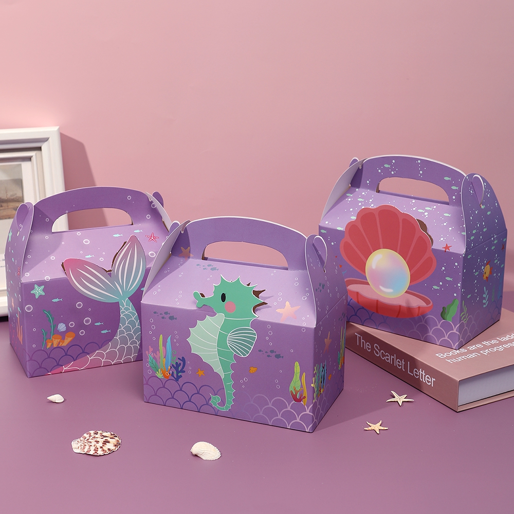 6 bolsas de papel de regalo co - Event Party Box reseña y precio