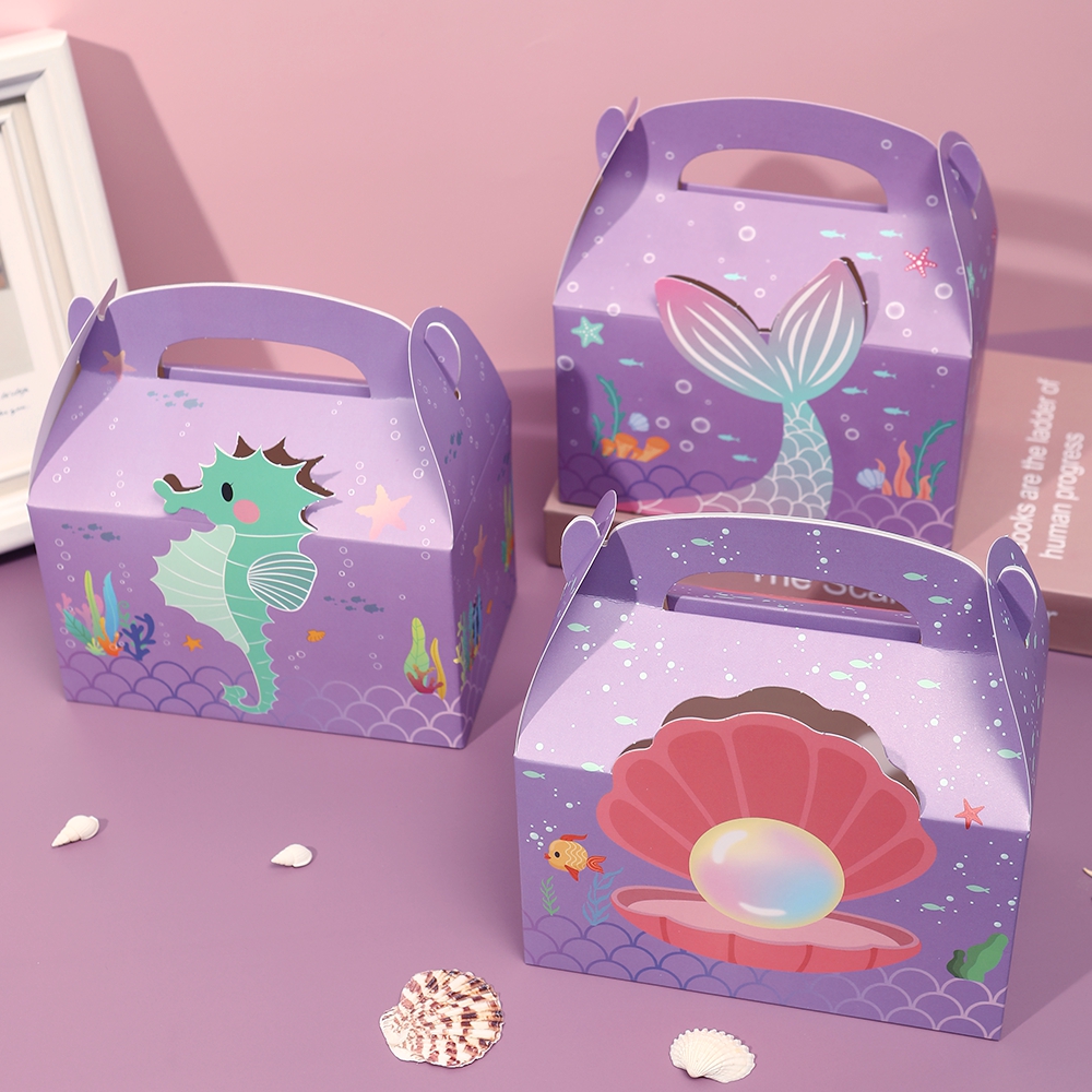 6 bolsas de papel de regalo co - Event Party Box reseña y precio
