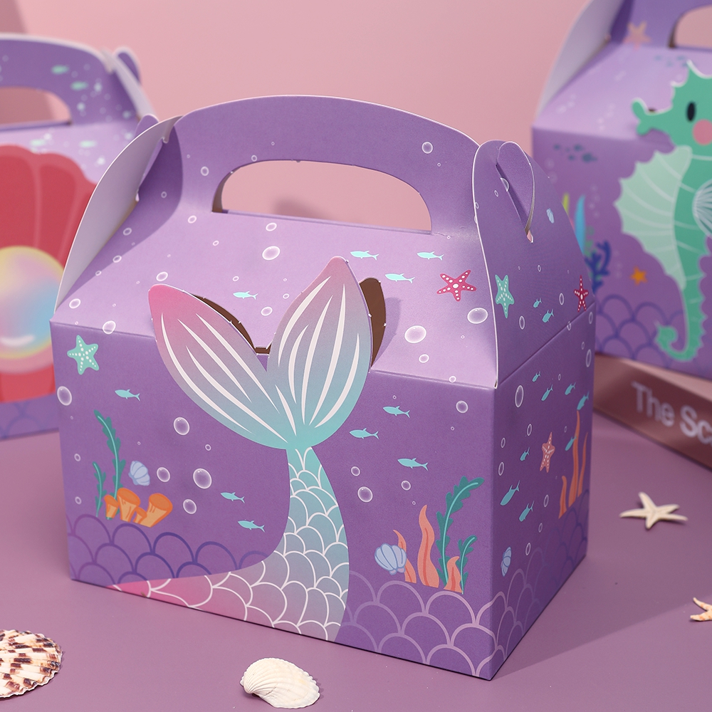 6 bolsas de papel de regalo co - Event Party Box reseña y precio