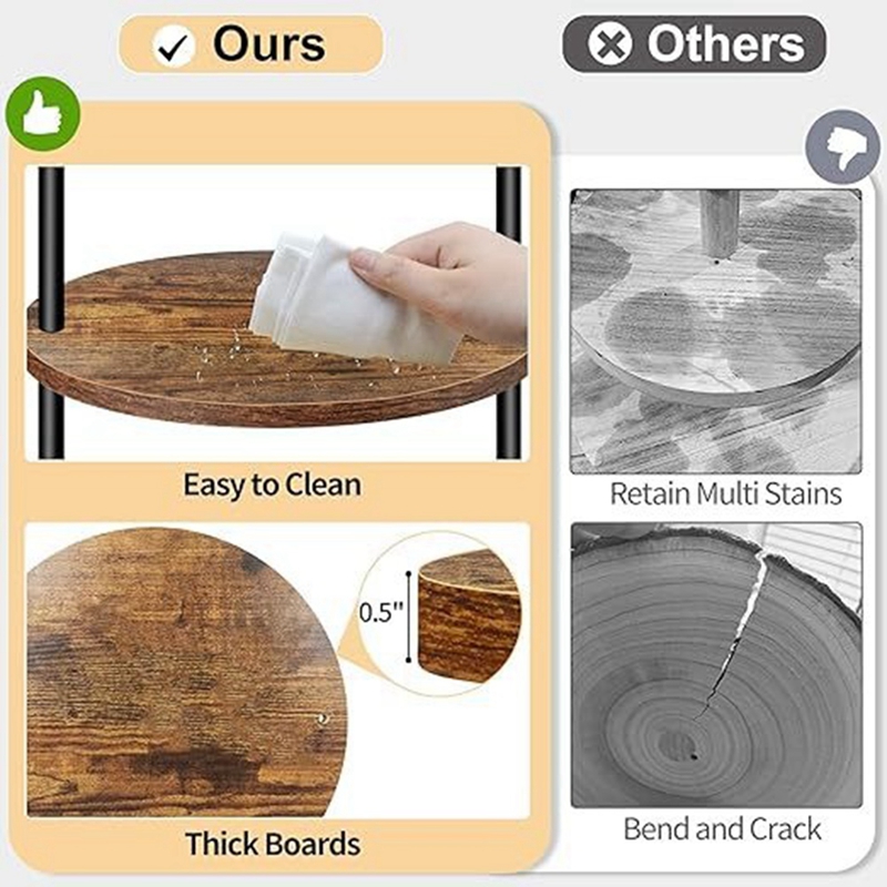 ABLN - Soporte de madera para  - Cupcake Stand Tier reseña y precio