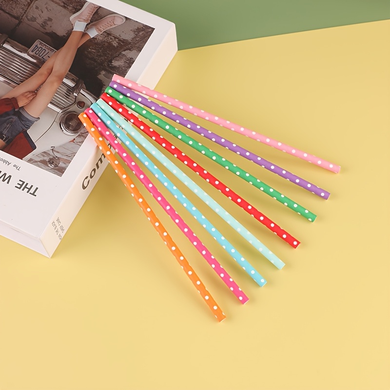 100 pajitas de papel desechabl - Paper Straw Color reseña y precio