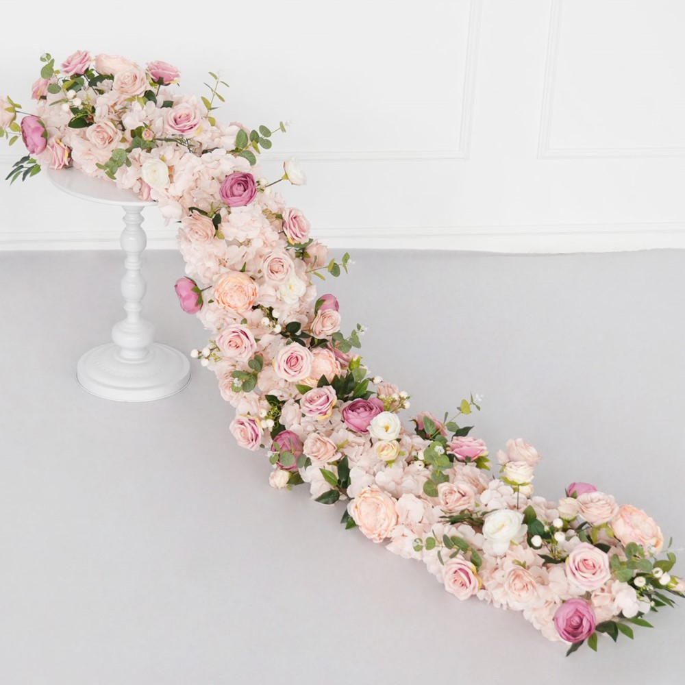 Uflower 200cm rosa hortensia f - Flower Wall Panel reseña y precio