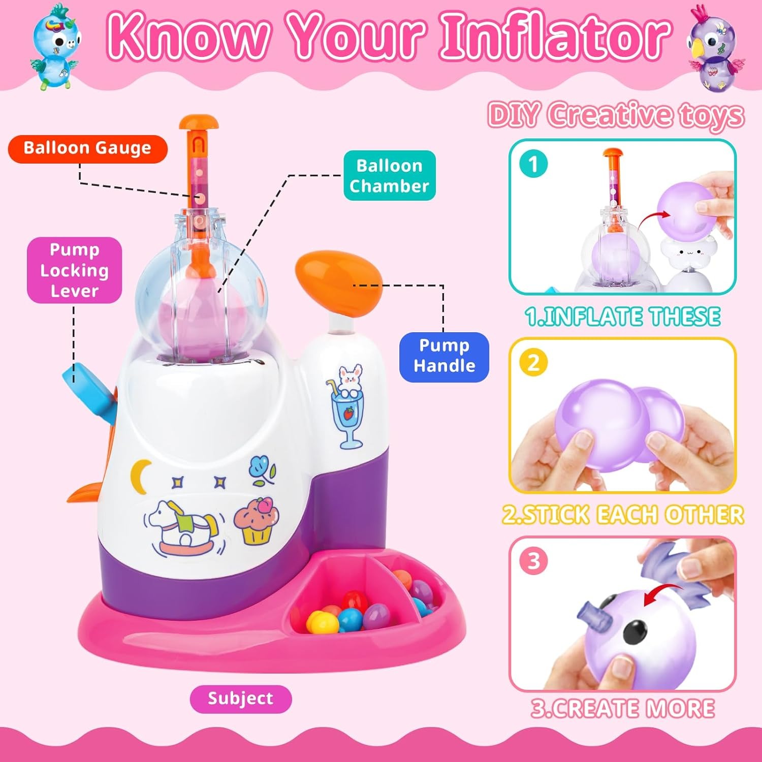 Kit de Animales de Globos DIY  - Balloon Pump Hand reseña y precio
