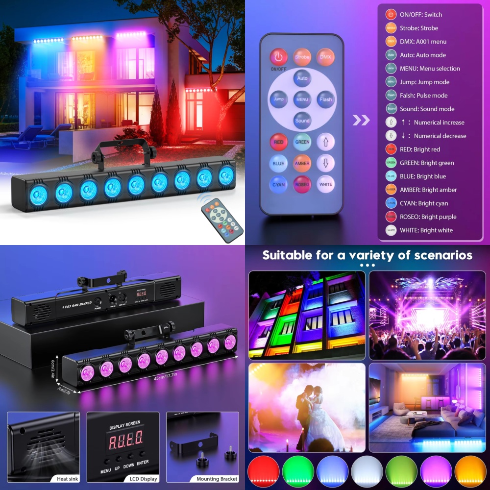 Proyector de Pared RGB de 36W  - Event Party Dj reseña y precio